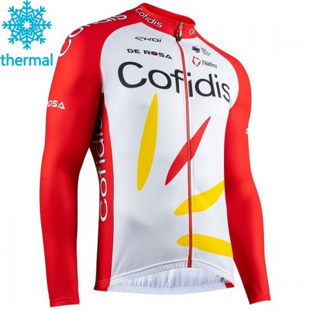 Maillot Cyclisme 2020 Cofidis Pro Team Hiver Thermal Fleece N001